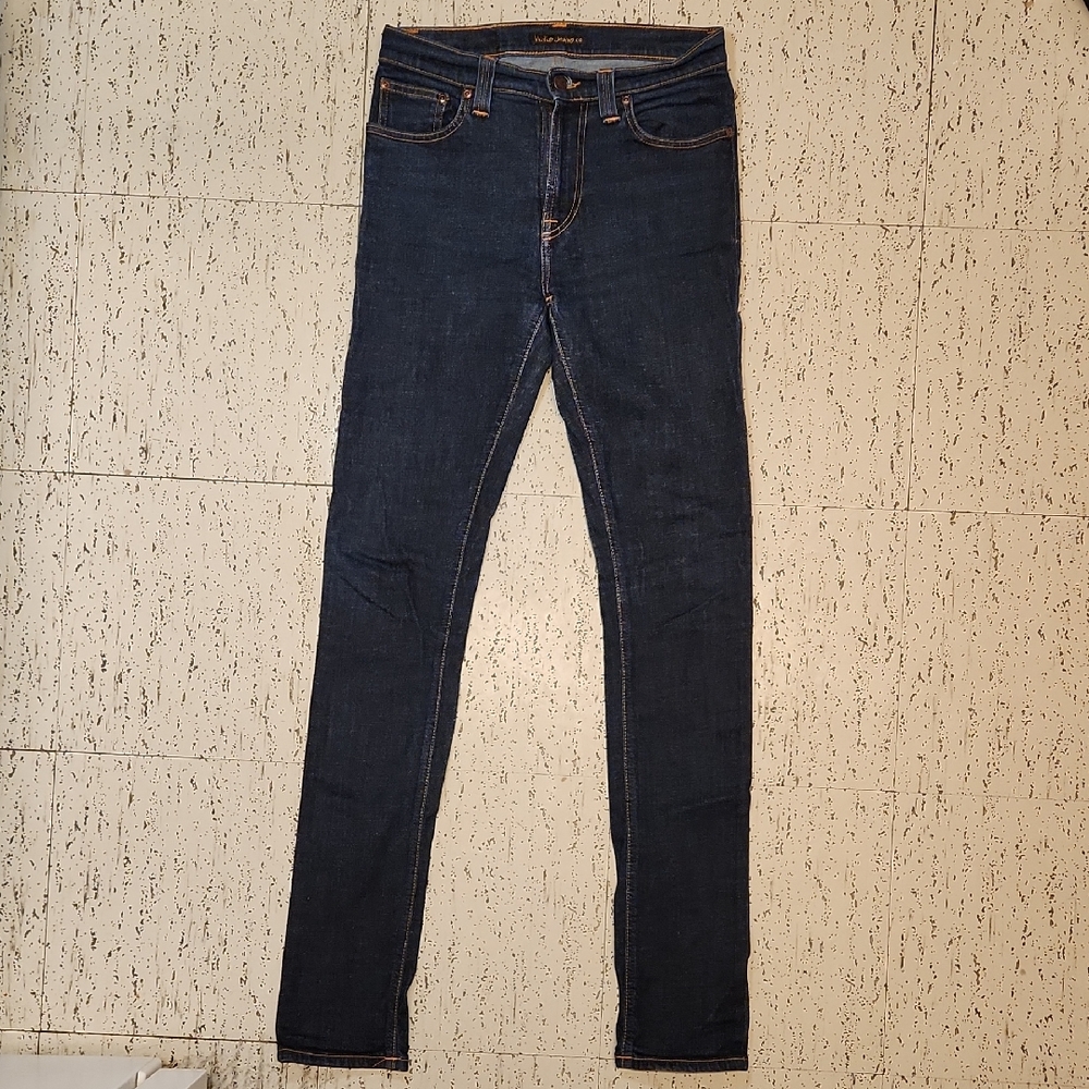 Nudie Jeans Co High Kai Original Twill Navy Blue Skinny Fit Jeans